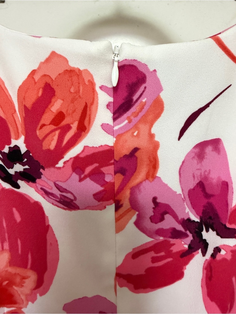 Mario Serrano floral shift dress - pink/white size 6 - Picture 5 of 8